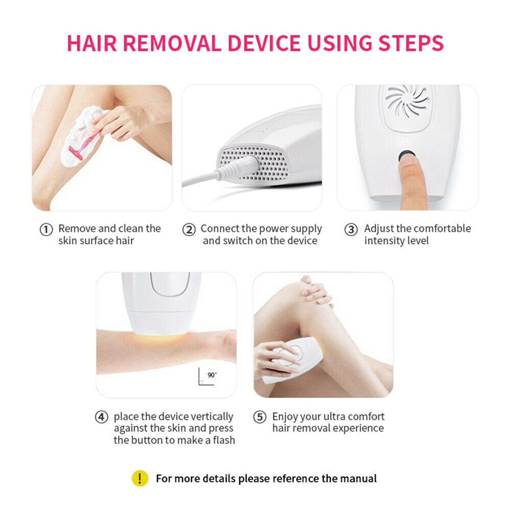 Painless IPL Hair Removal Device